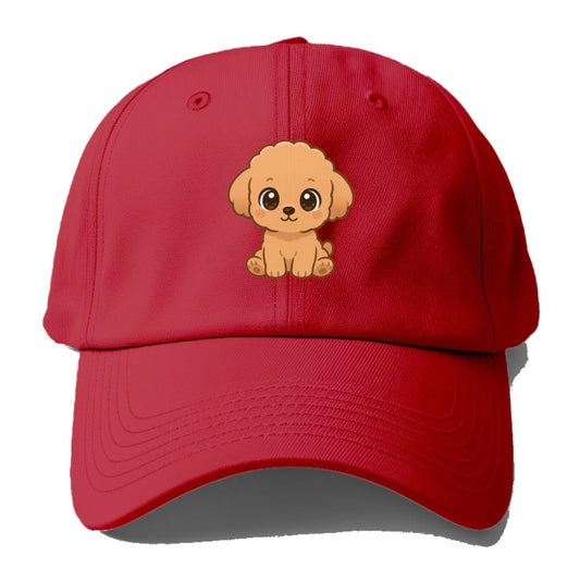 Charming Toy Poodle Elegance Baseball Cap