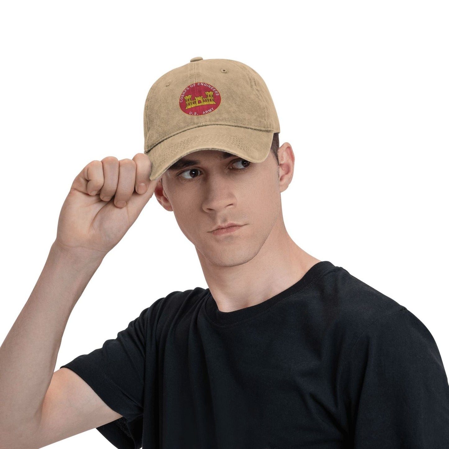 US Army Corps Of Engineers Branch Printing unisex baseball cap adjustable hats veteran gift