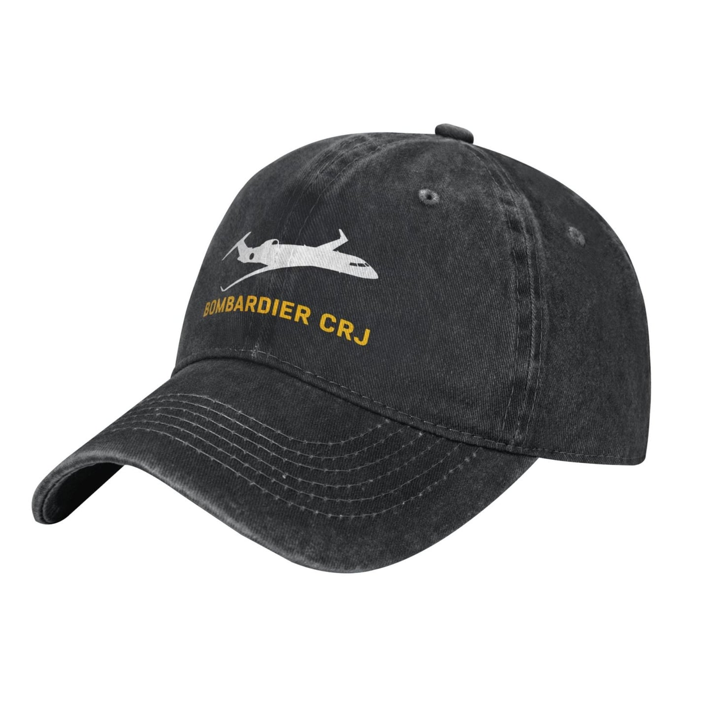 Bombardier CRJ Printing unisex baseball cap adjustable hats Outdoor leisure hat veteran gift