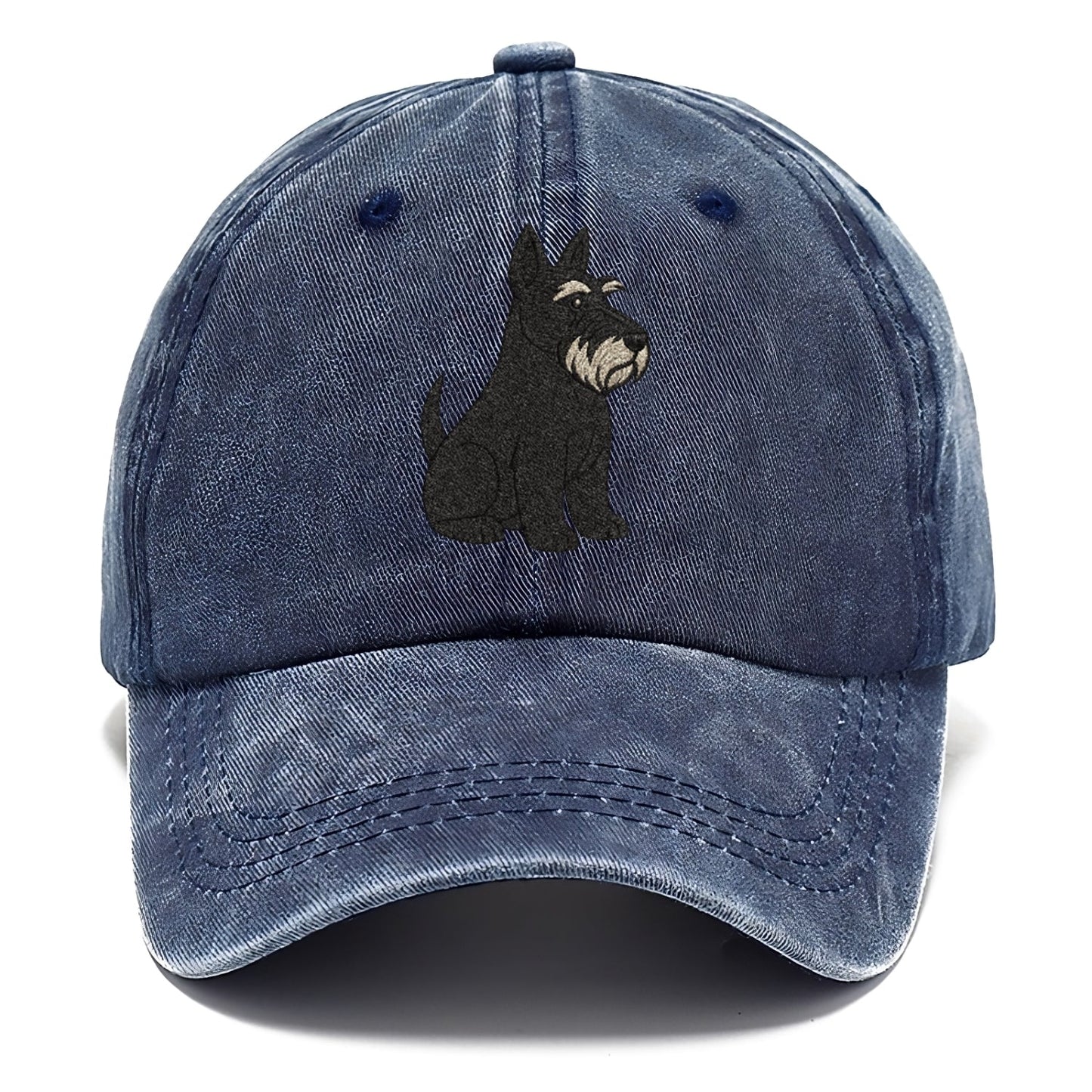 Scottish Terrier Black Sitting Pose Classic Cap