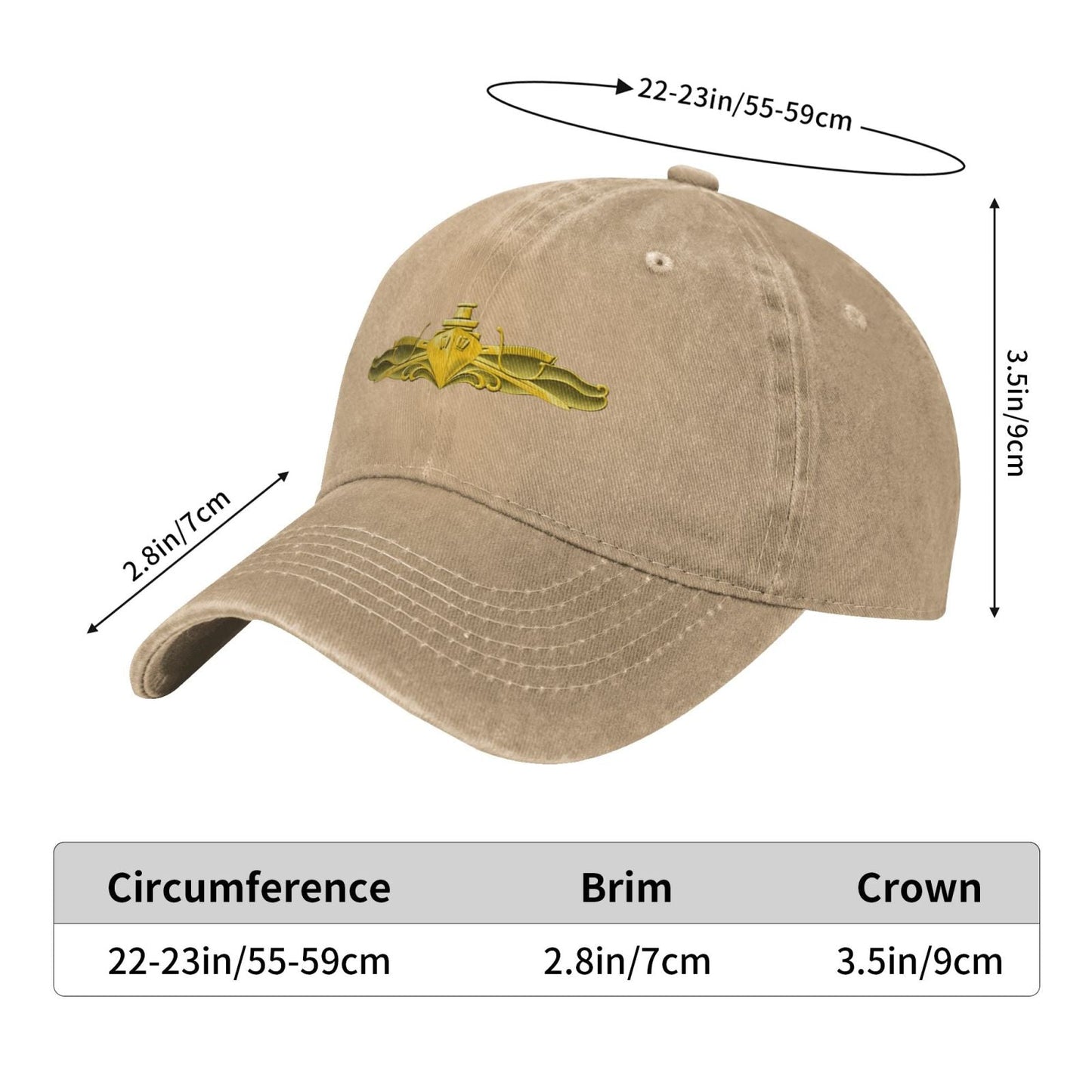 Surface Warfare Officer Insignia Printed unisex baseball cap adjustable cap outdoor sunshade trucker hat