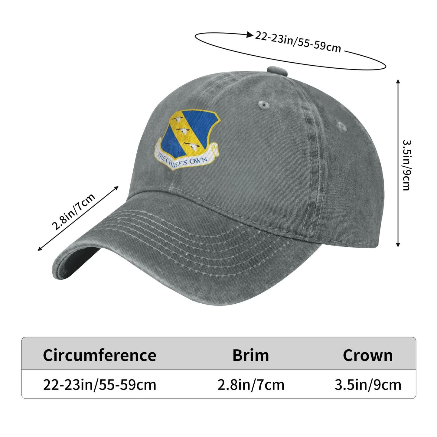 11th Wing Printing unisex baseball cap adjustable cap veteran gift