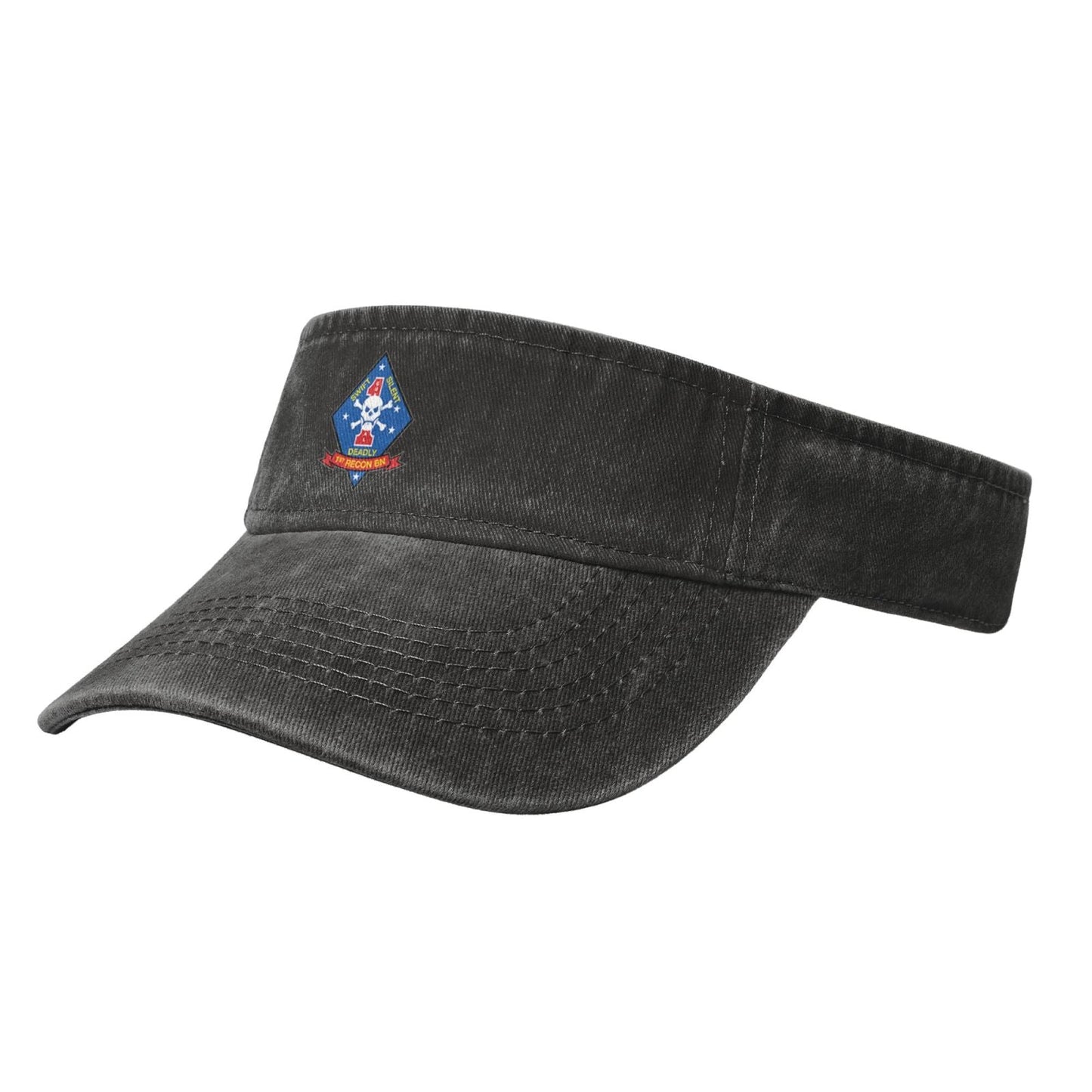 1st Recon Bn Color Printing adjustable Empty Top Baseball Sun Cap unisex outdoor sport hat veterans gift