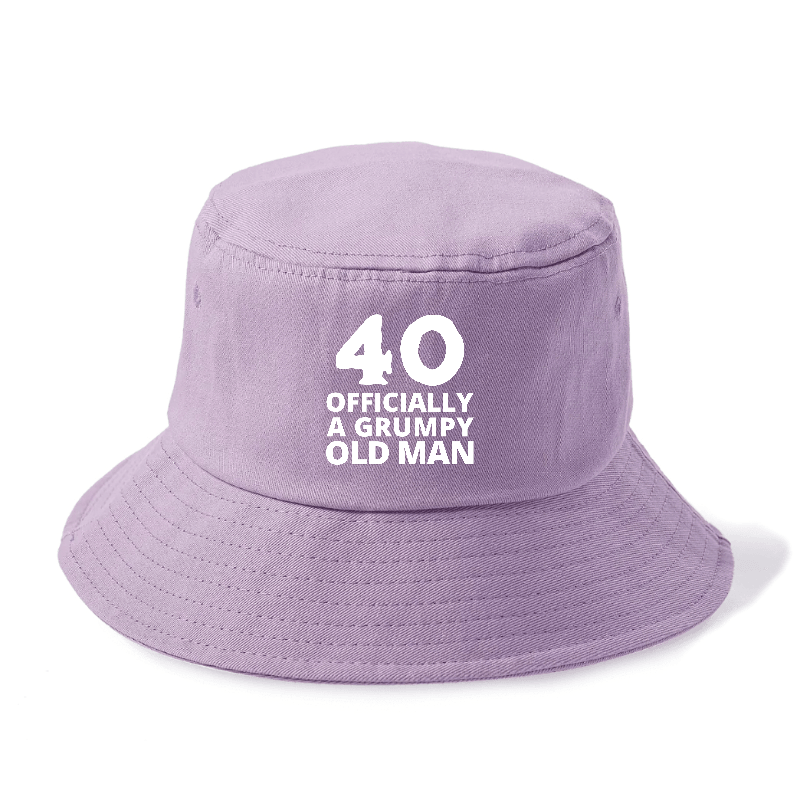 40 Officially A Grumpy Old Man Bucket Hat