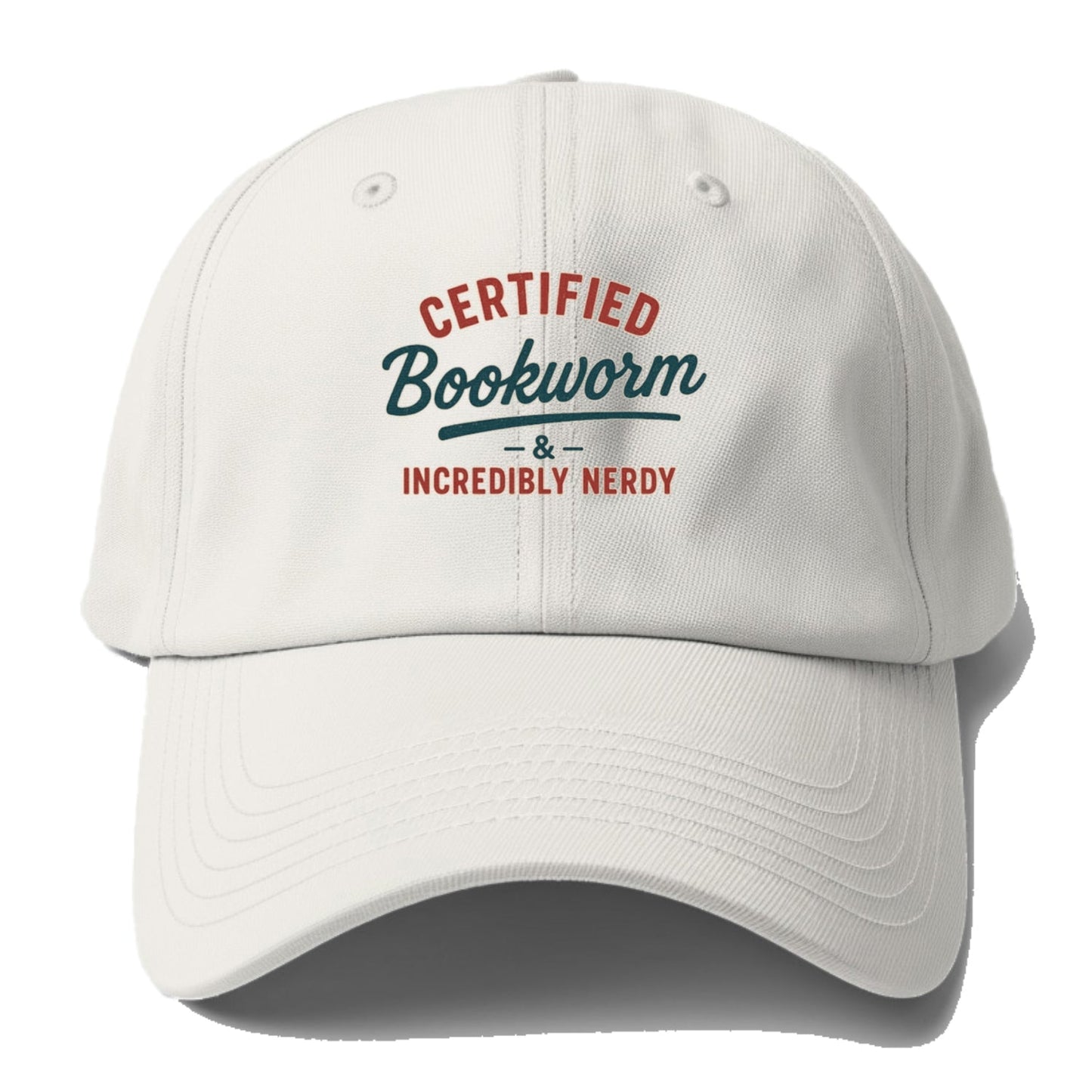 Certified Bookworm And Nerdy Baseball Cap