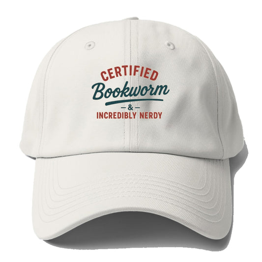 Certified Bookworm And Nerdy Baseball Cap
