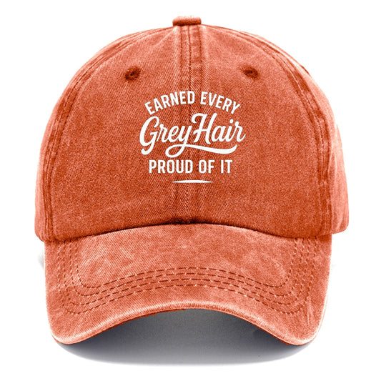 Earned Grey Hair Pride Design Classic Cap
