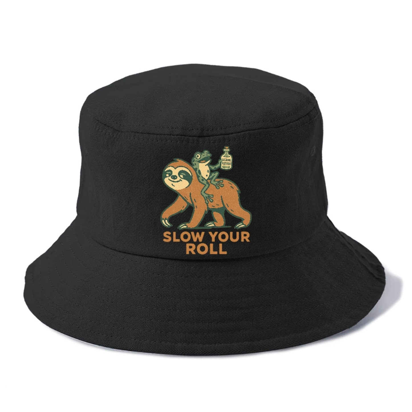 Sloth Frog Bucket Hat