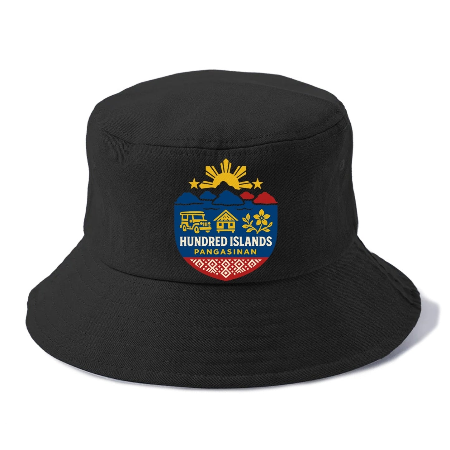 Travel Tourism Badge Bucket Hat