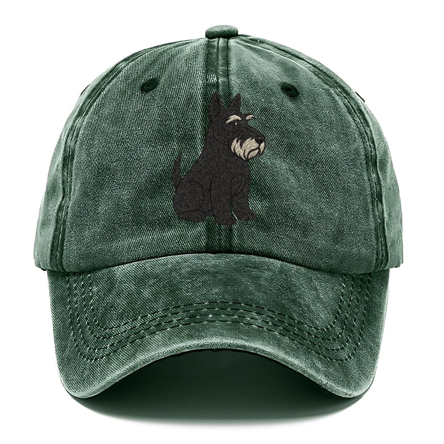 Scottish Terrier Black Sitting Pose Classic Cap