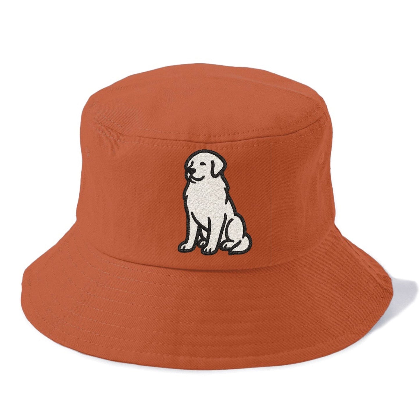 Great Pyrenees White Bucket Hat