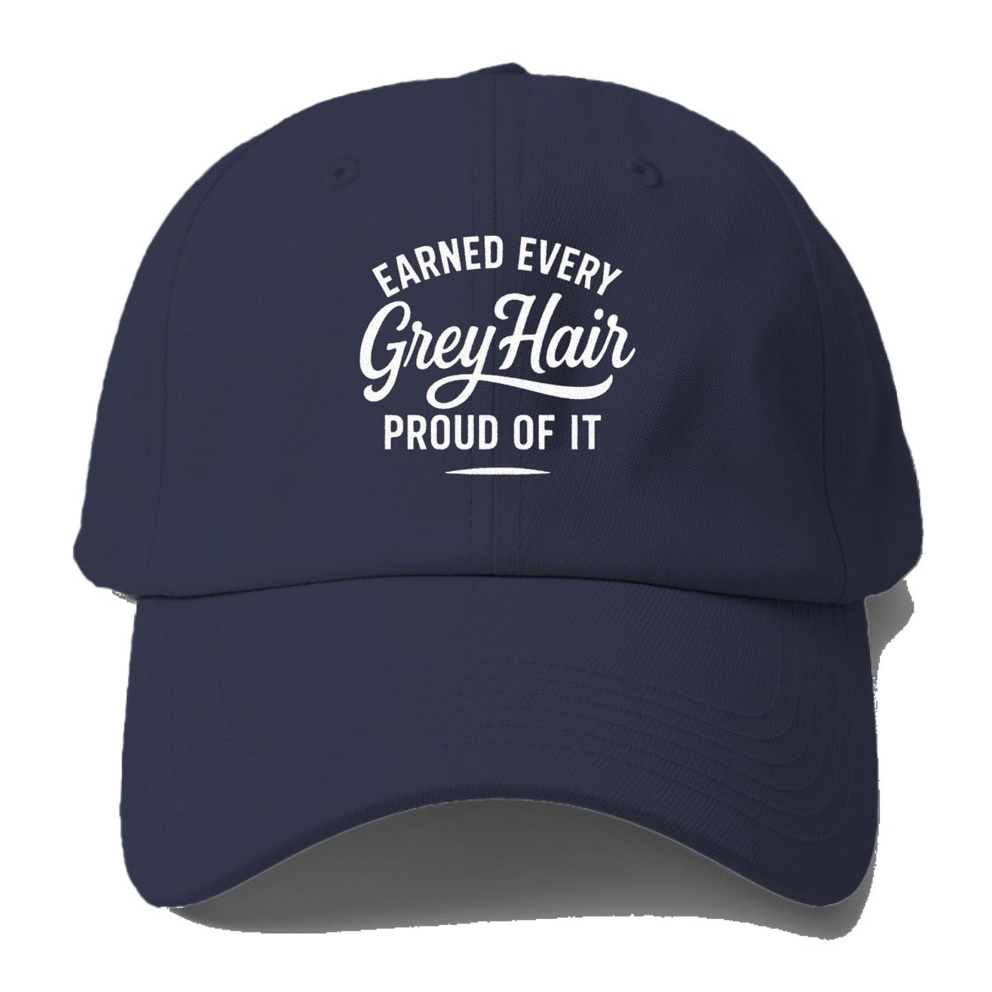 Earned Grey Hair Pride Design Baseball Cap