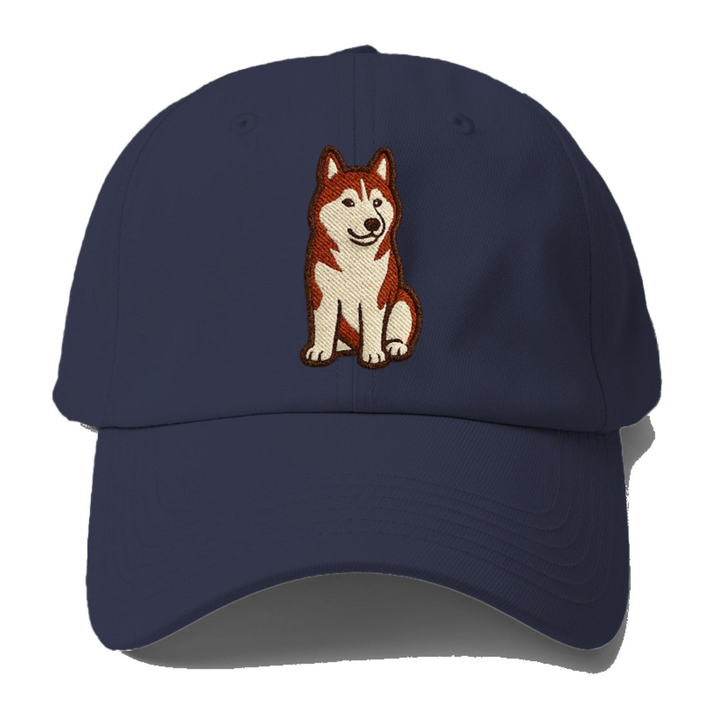 Siberian Husky Red White Loyal Spirit Baseball Cap