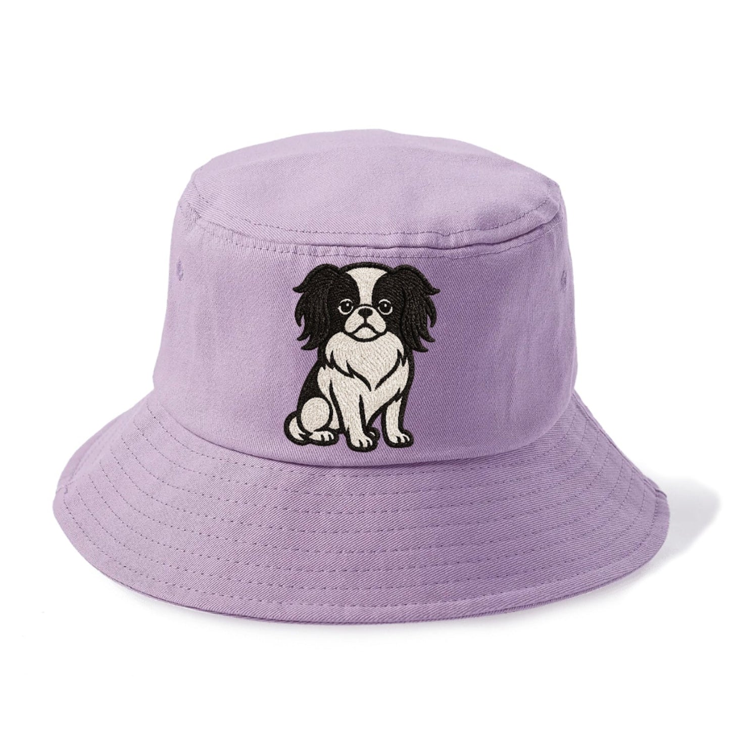 Japanese Chin Black White Regal Charm Bucket Hat
