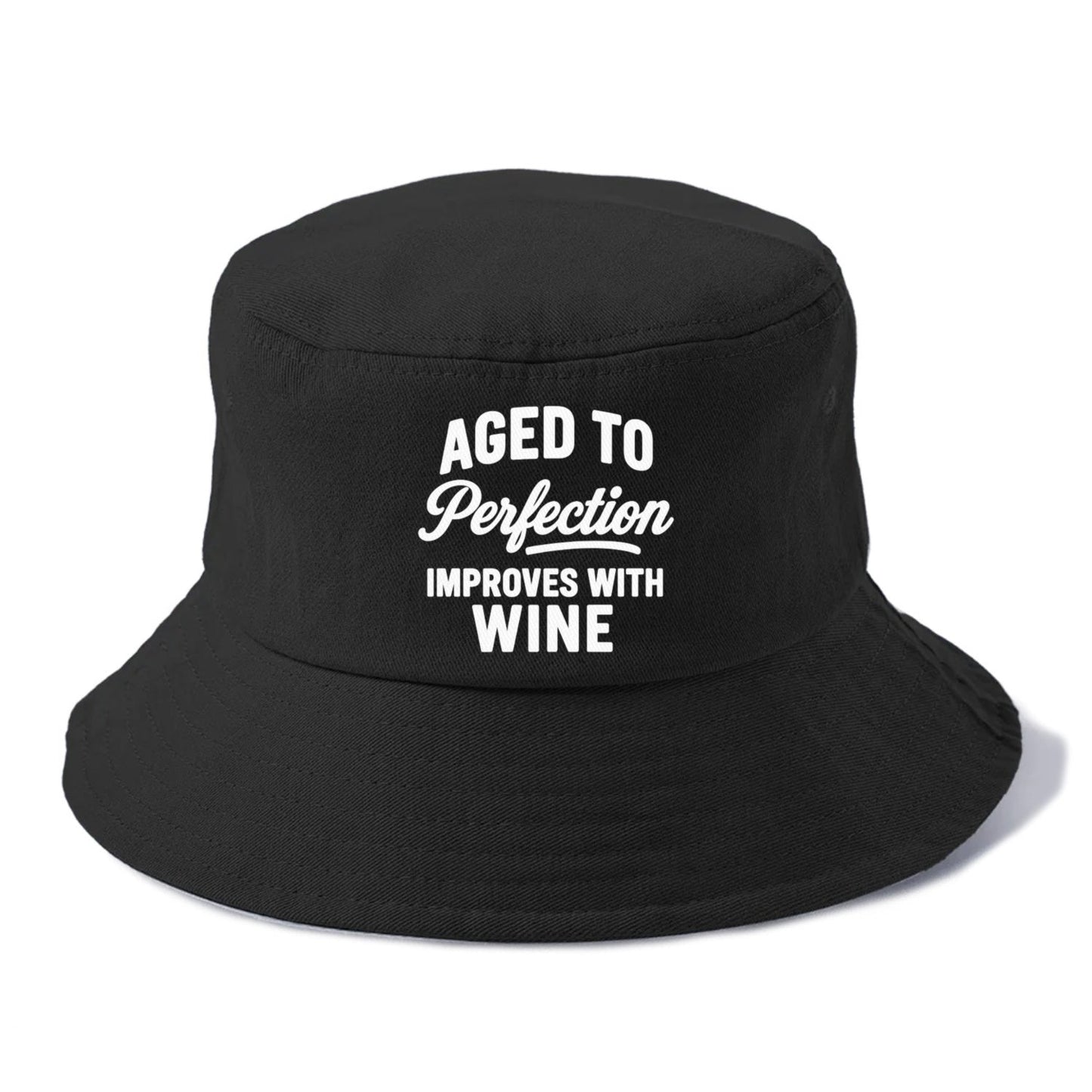 Aged Perfection Wine Bucket Hat