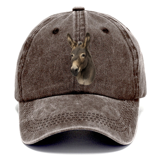 Donkey Portrait Design Classic Cap