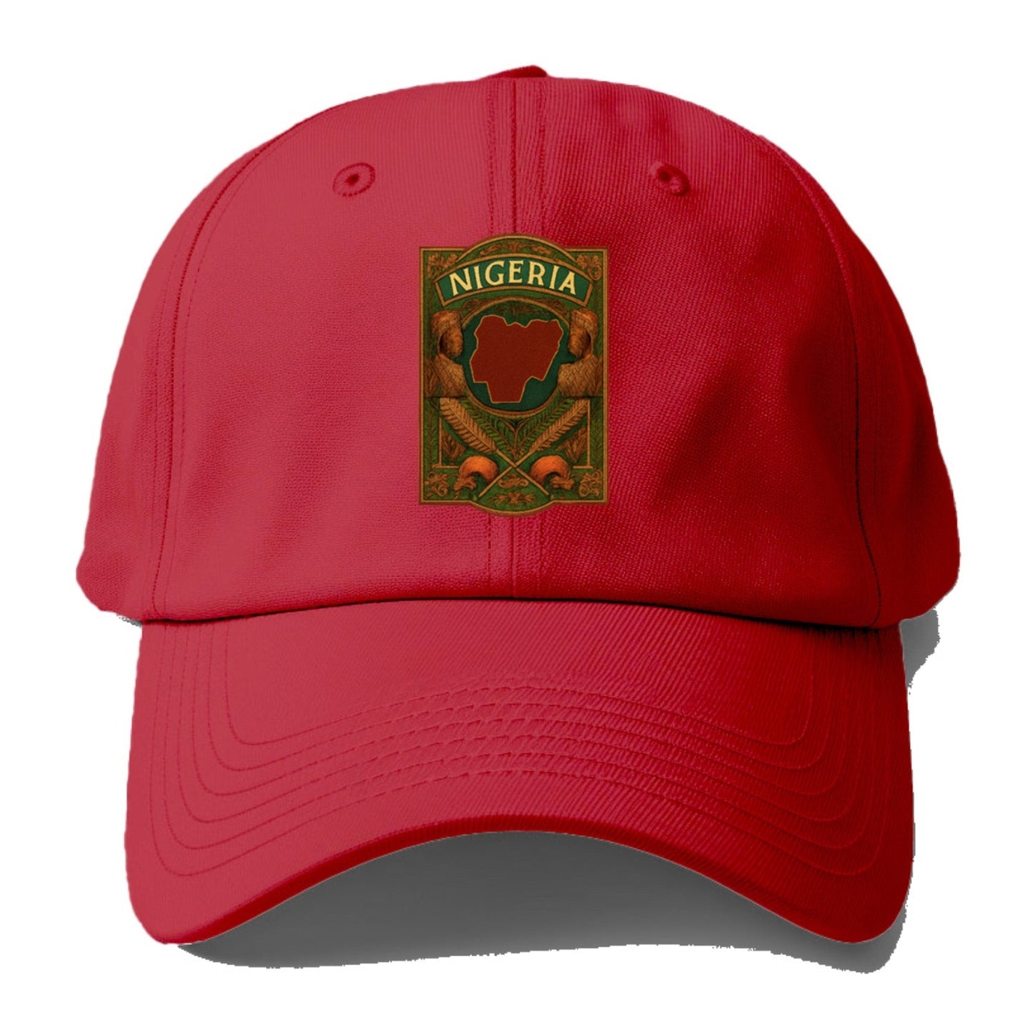 Nigeria Map Baseball Cap