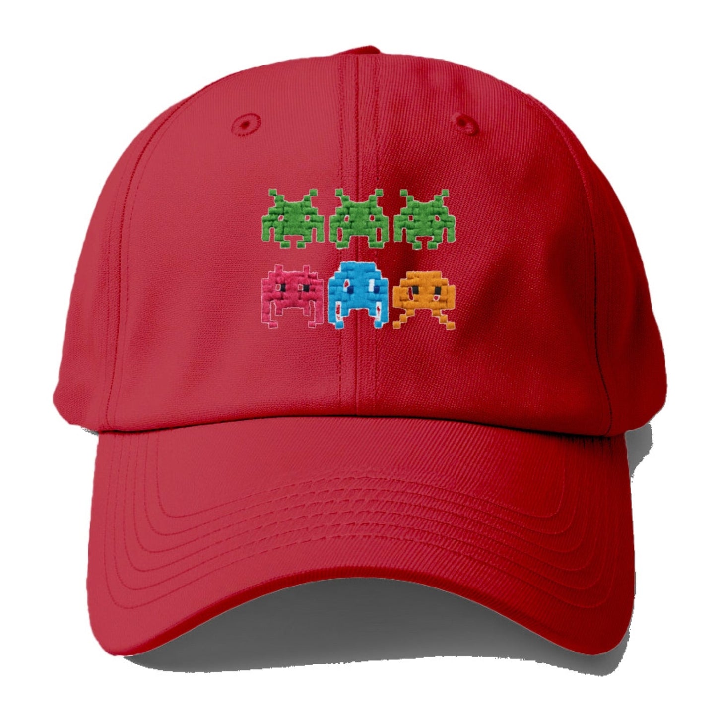 Pixelated Retro Gaming Baseball Cap