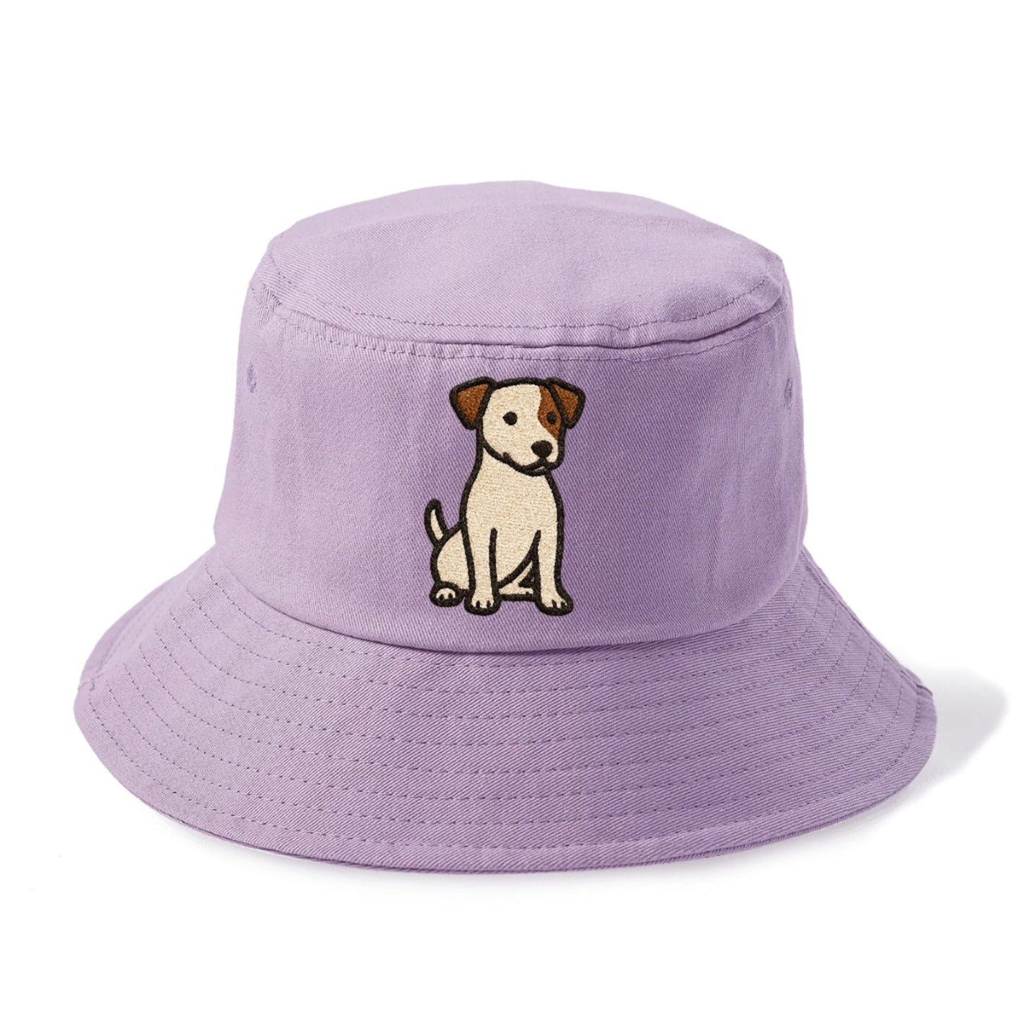 Jack Russell Terrier White With Brown Patches Pose Bucket Hat