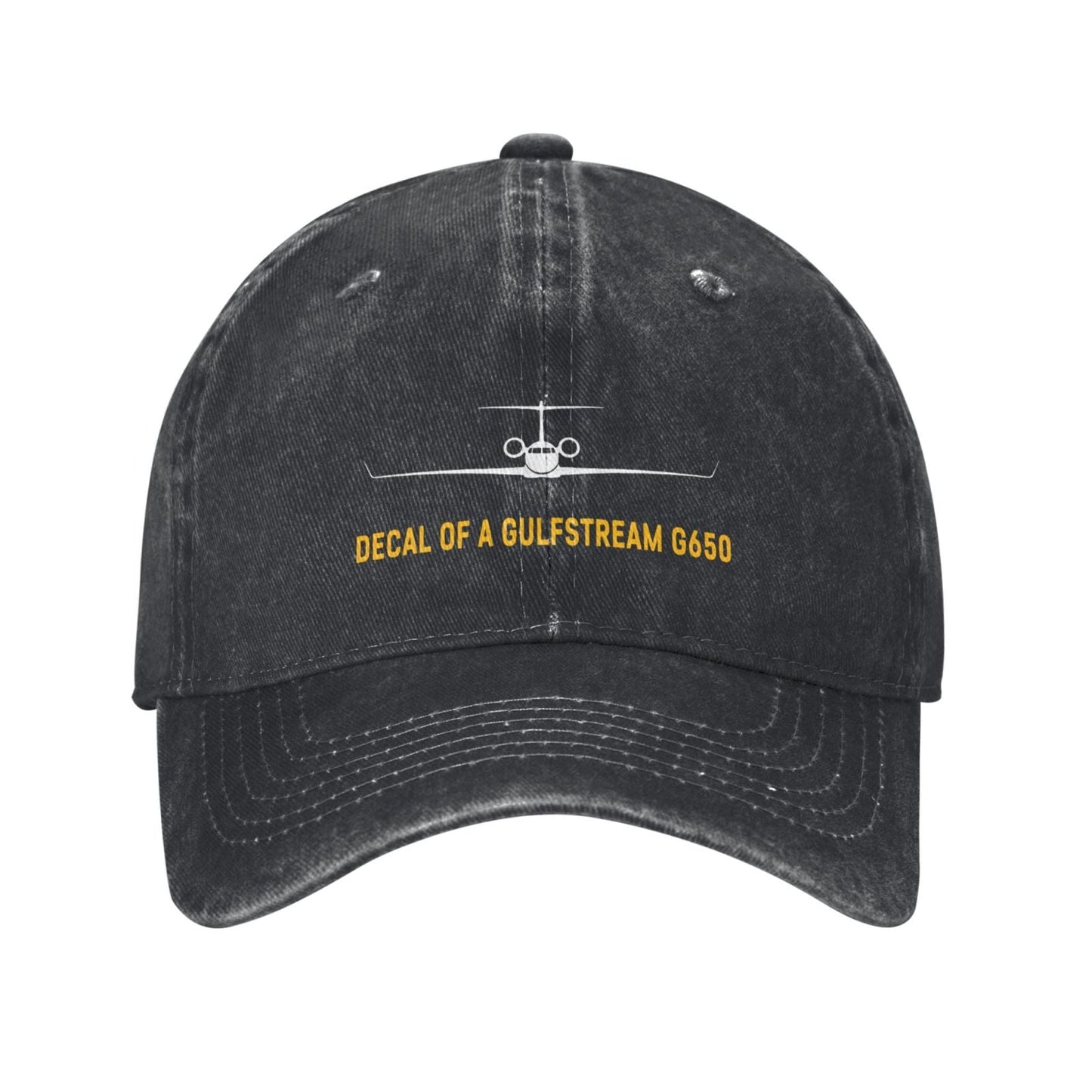 Decal Of A Gulfstream G650 Printing unisex baseball cap adjustable hats Outdoor leisure hat veteran gift