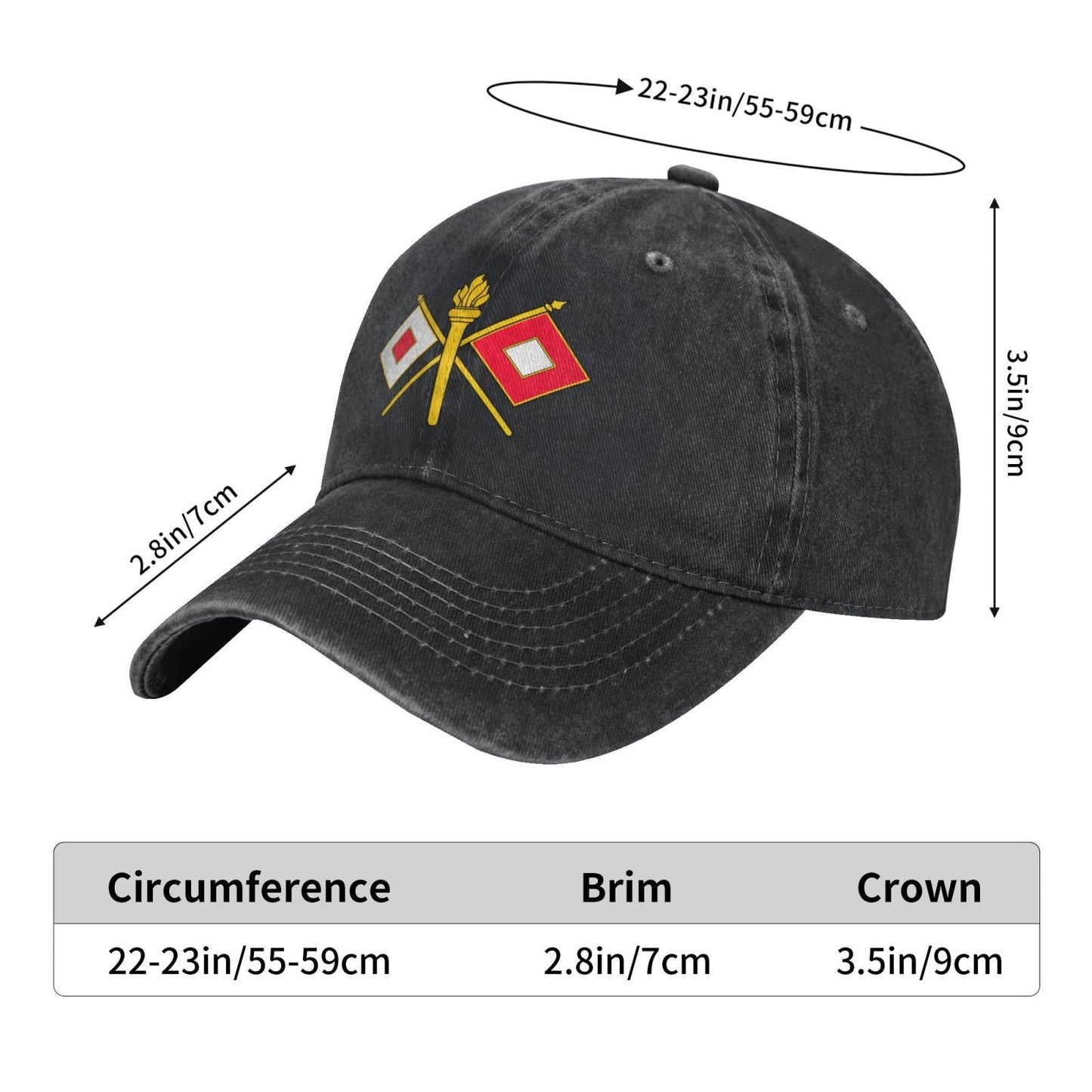 U.S. Army Signal Corps Printing unisex baseball cap adjustable hats veteran gift