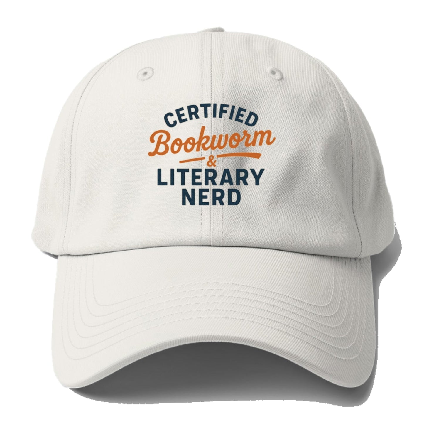 Certified Bookworm Literary Nerd Baseball Cap