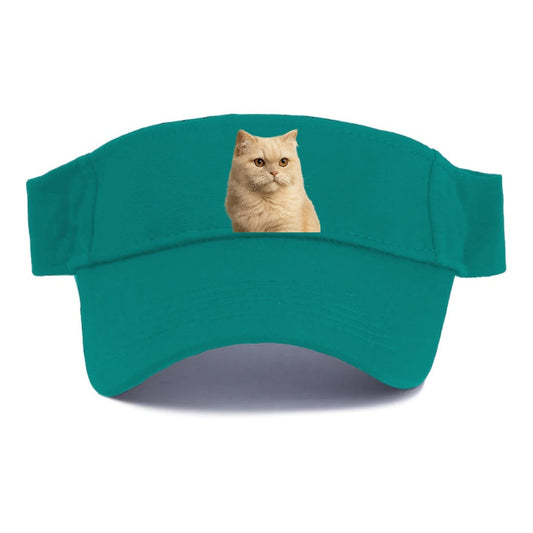 Cream Persian Fluffy Elegance Visor