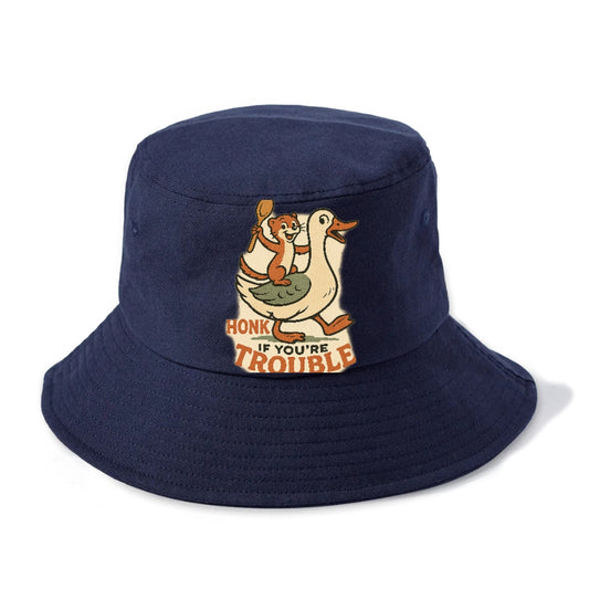 Trouble Cartoon Bucket Hat
