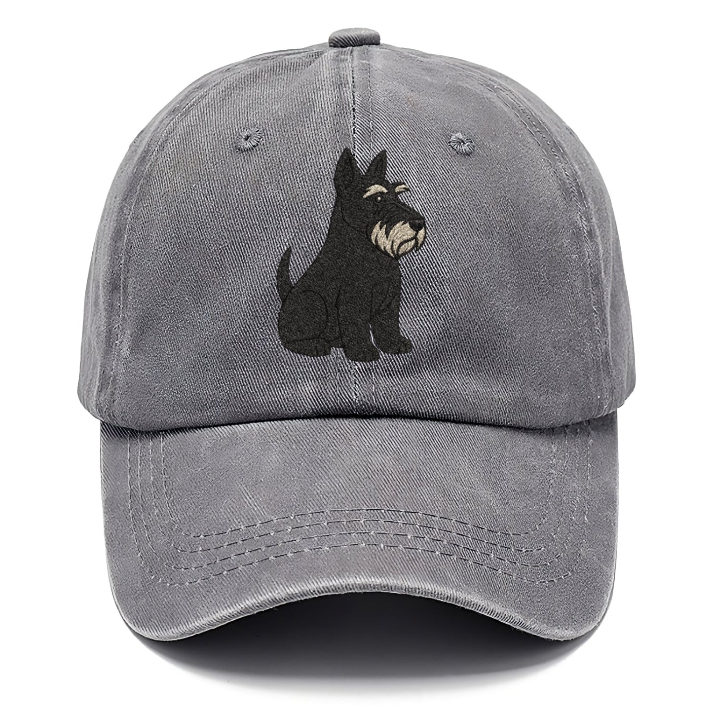 Scottish Terrier Black Sitting Pose Classic Cap