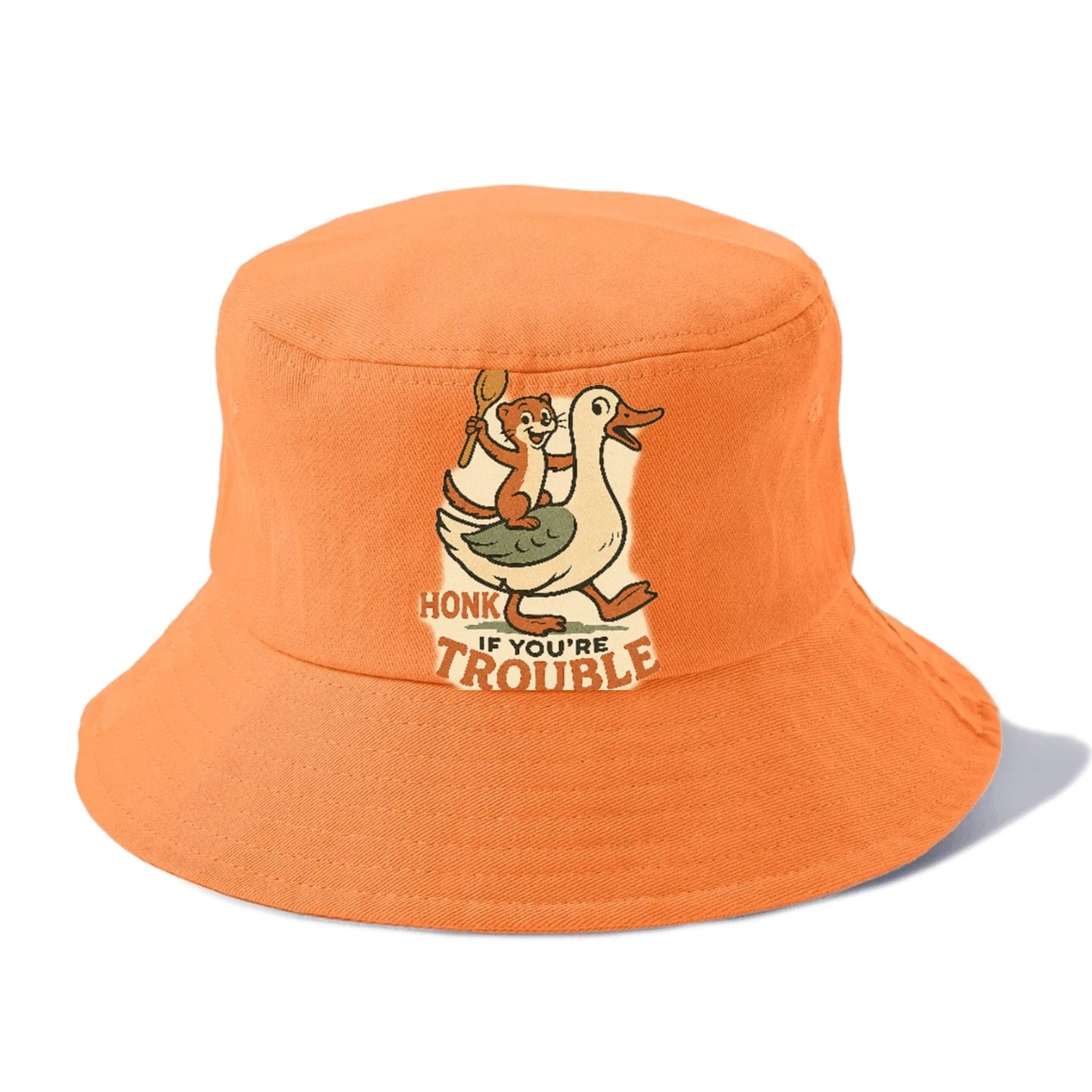Trouble Cartoon Bucket Hat