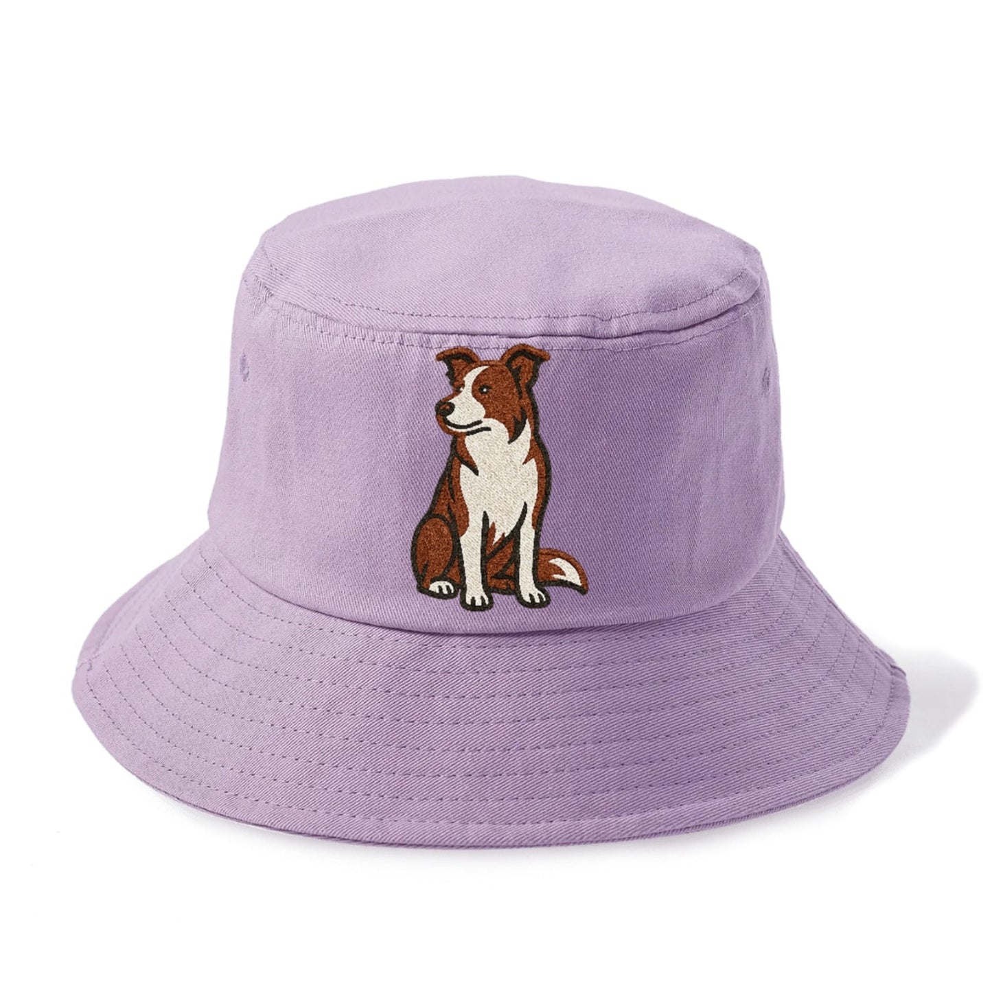 Border Collie Red White Loyal Spirit Bucket Hat