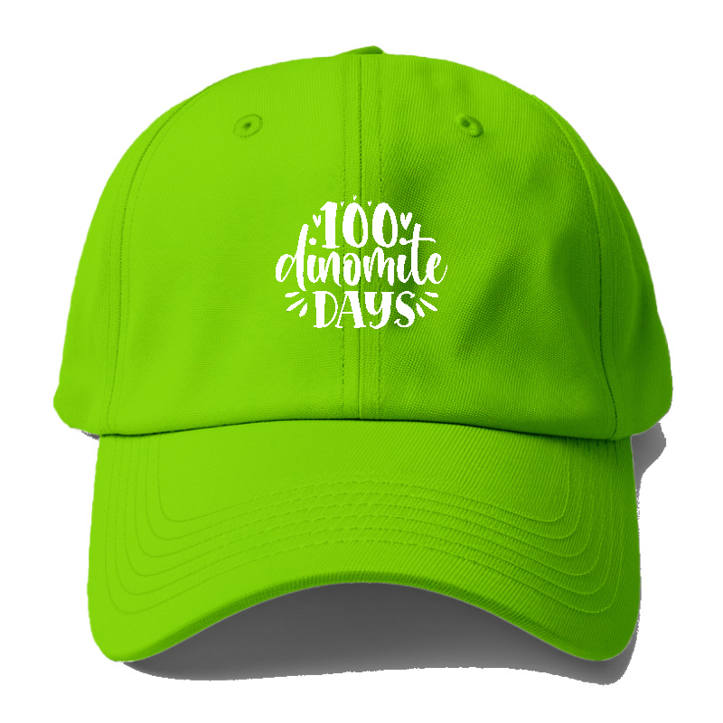 100 Dinomite Days Baseball Cap