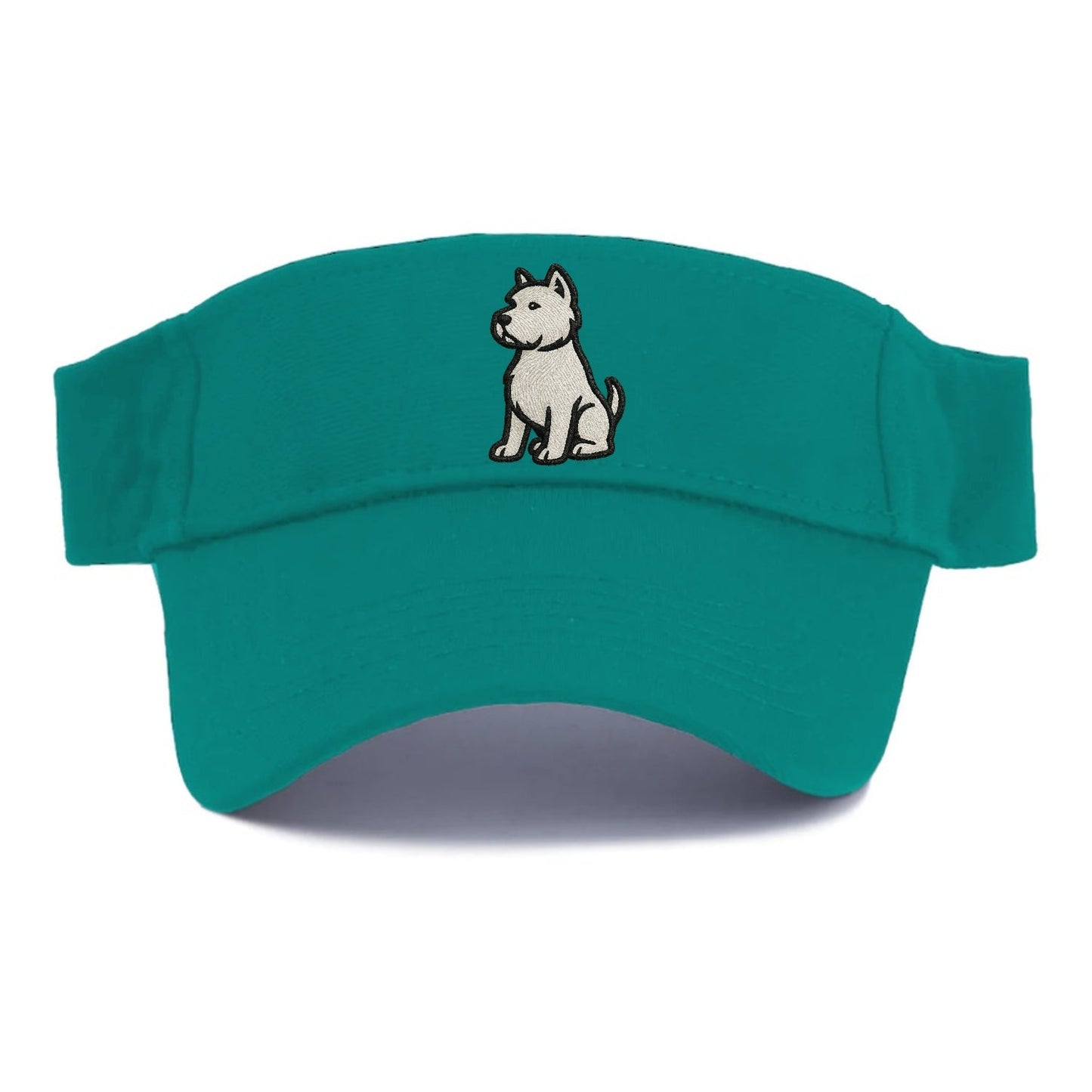 West Highland White Terrier Pure White Charm Visor
