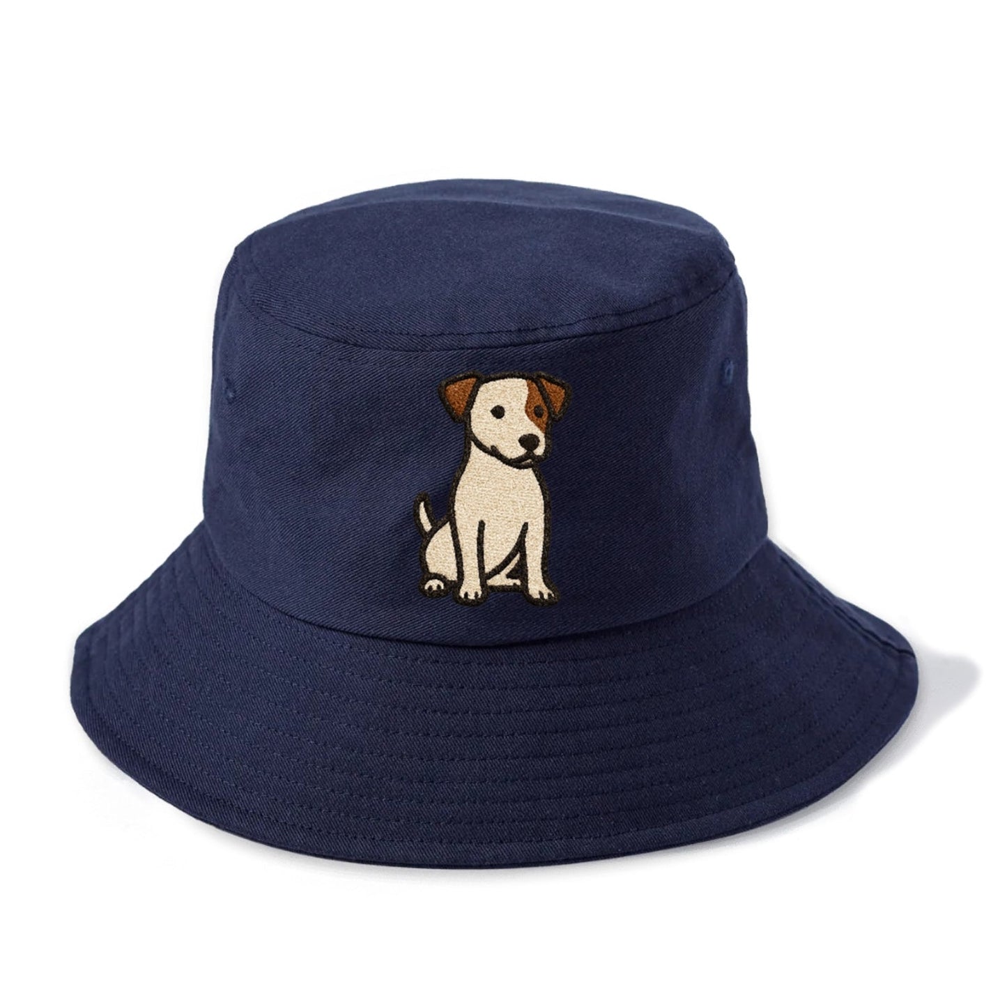 Jack Russell Terrier White With Brown Patches Pose Bucket Hat