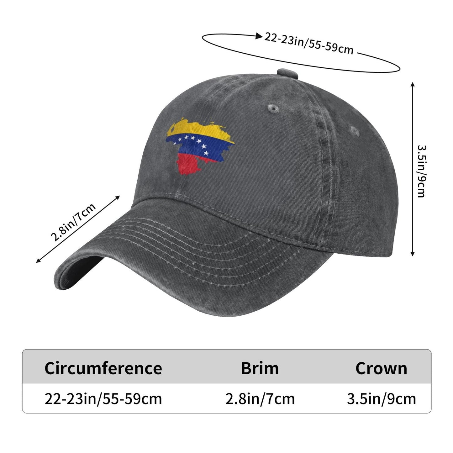 11 ideas de Venezuela Printed unisex baseball cap adjustable cap outdoor sunshade trucker hat