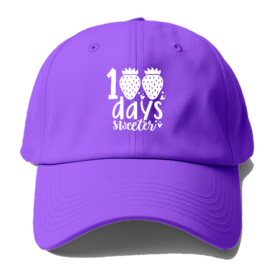 100 Days Sweeter Baseball Cap