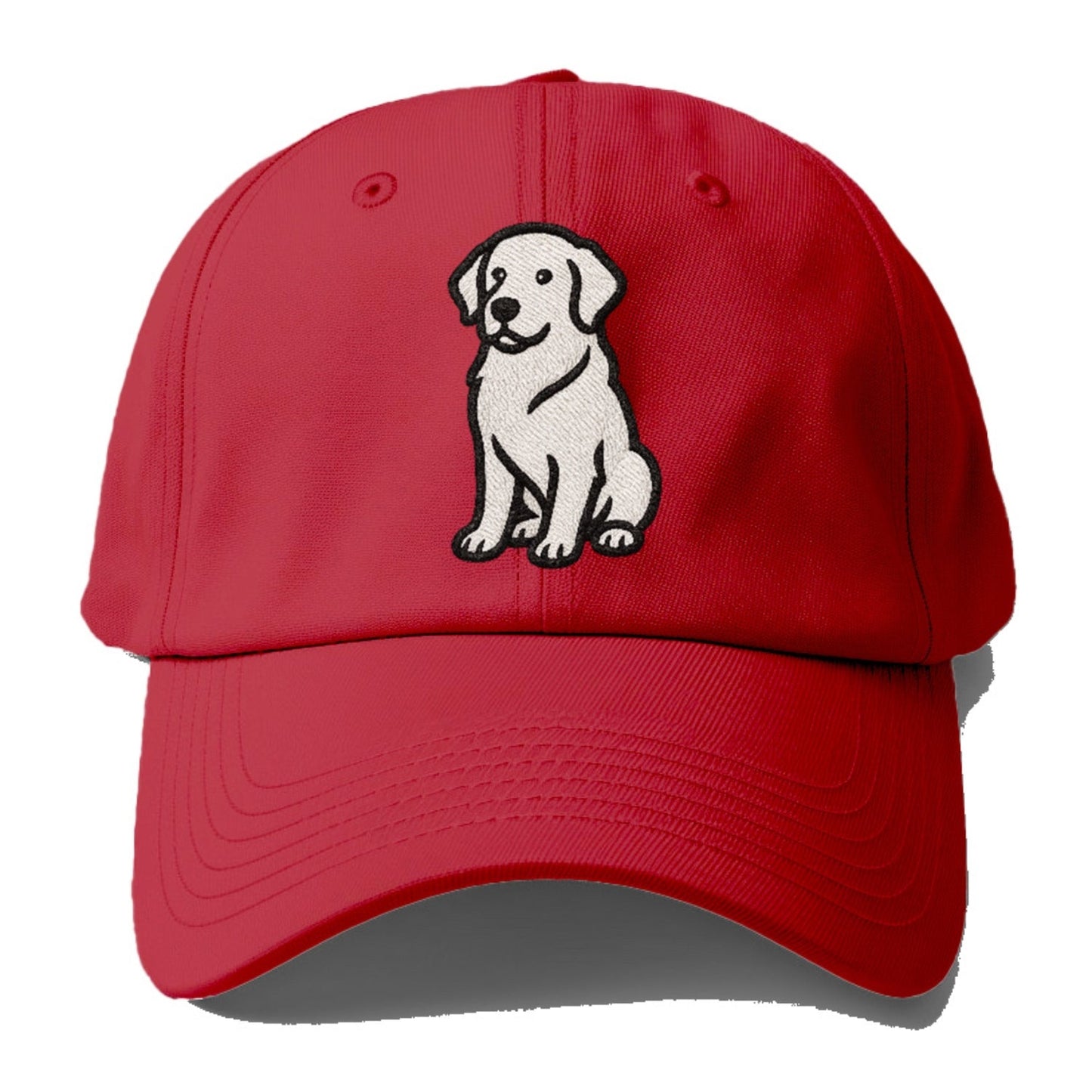 Golden Retriever Curious Charm Baseball Cap