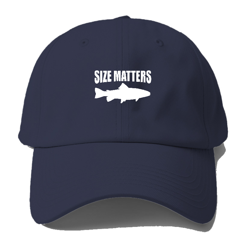 Size Matters Fishing Baseball Cap