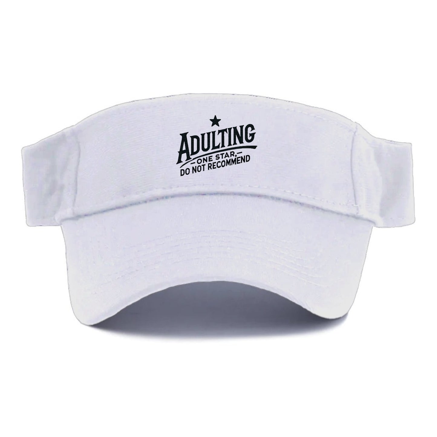 Adulting One Star Do Not Recommend Visor