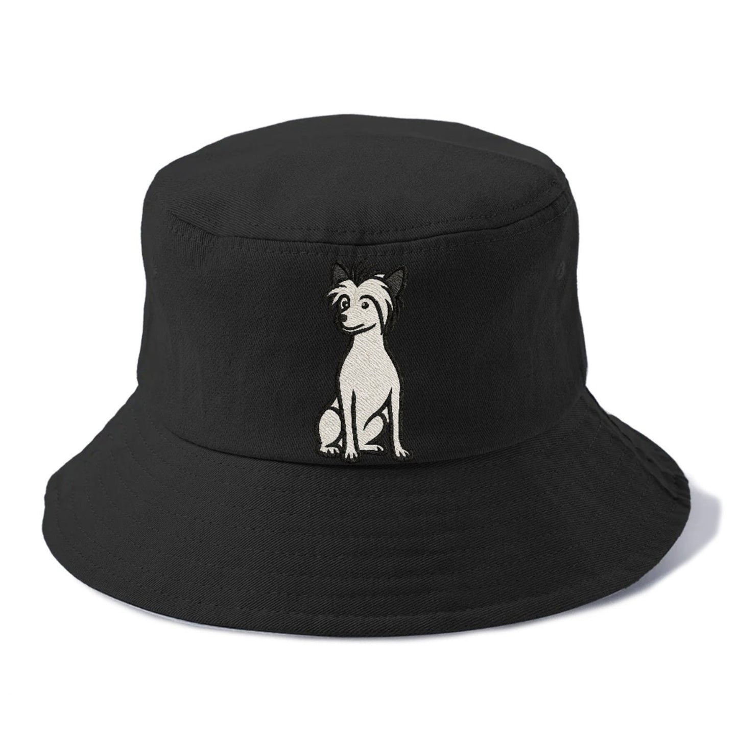 Chinese Crested Hairless With Hair Tuft Unique Charm Bucket Hat