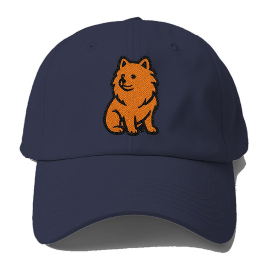 Pomeranian Orange Fluffy Charm Baseball Cap