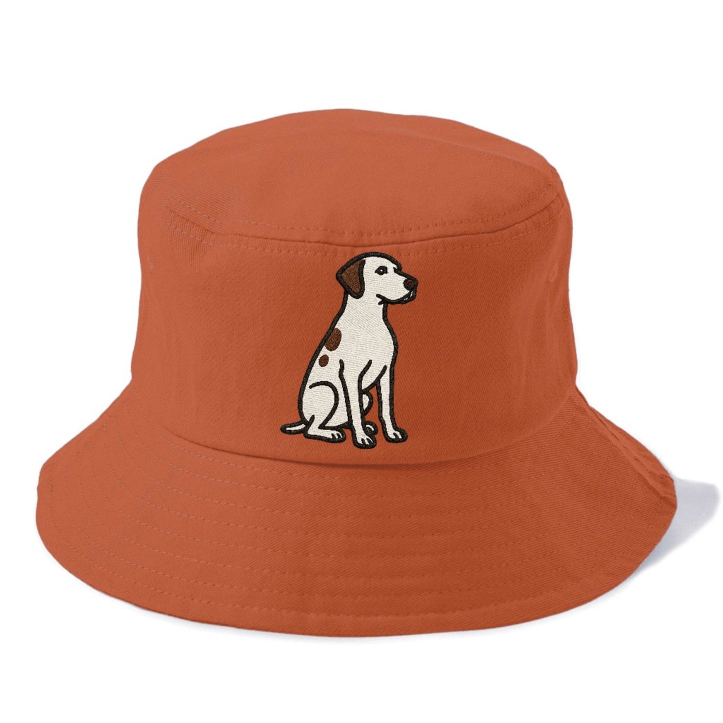 Pointer White Liver Spots Sitting Pose Loyal Spirit Bucket Hat