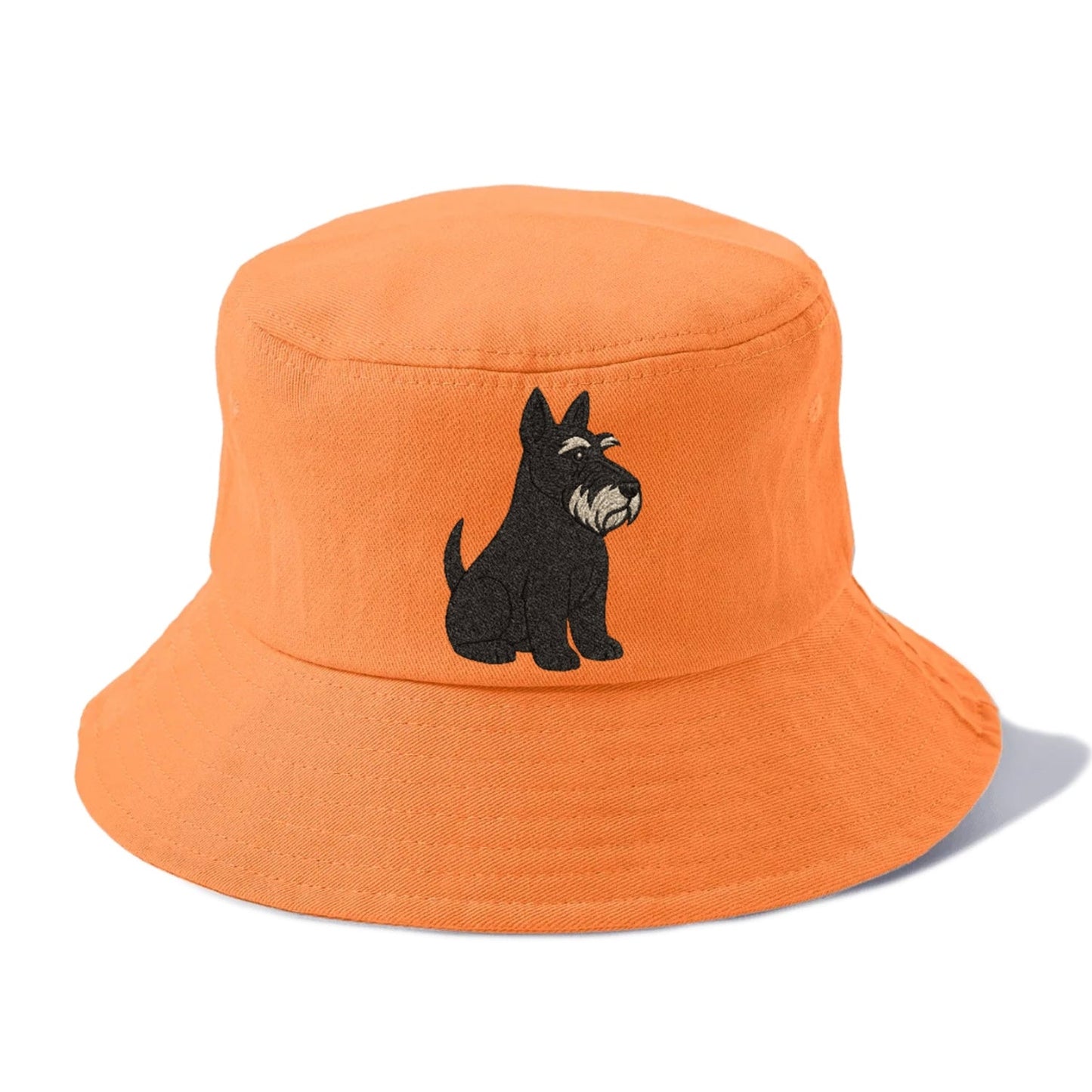 Scottish Terrier Black Sitting Pose Bucket Hat