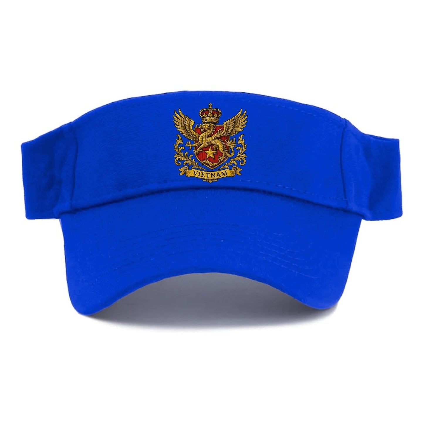 Heraldic Emblem With Dragon And Text Visor