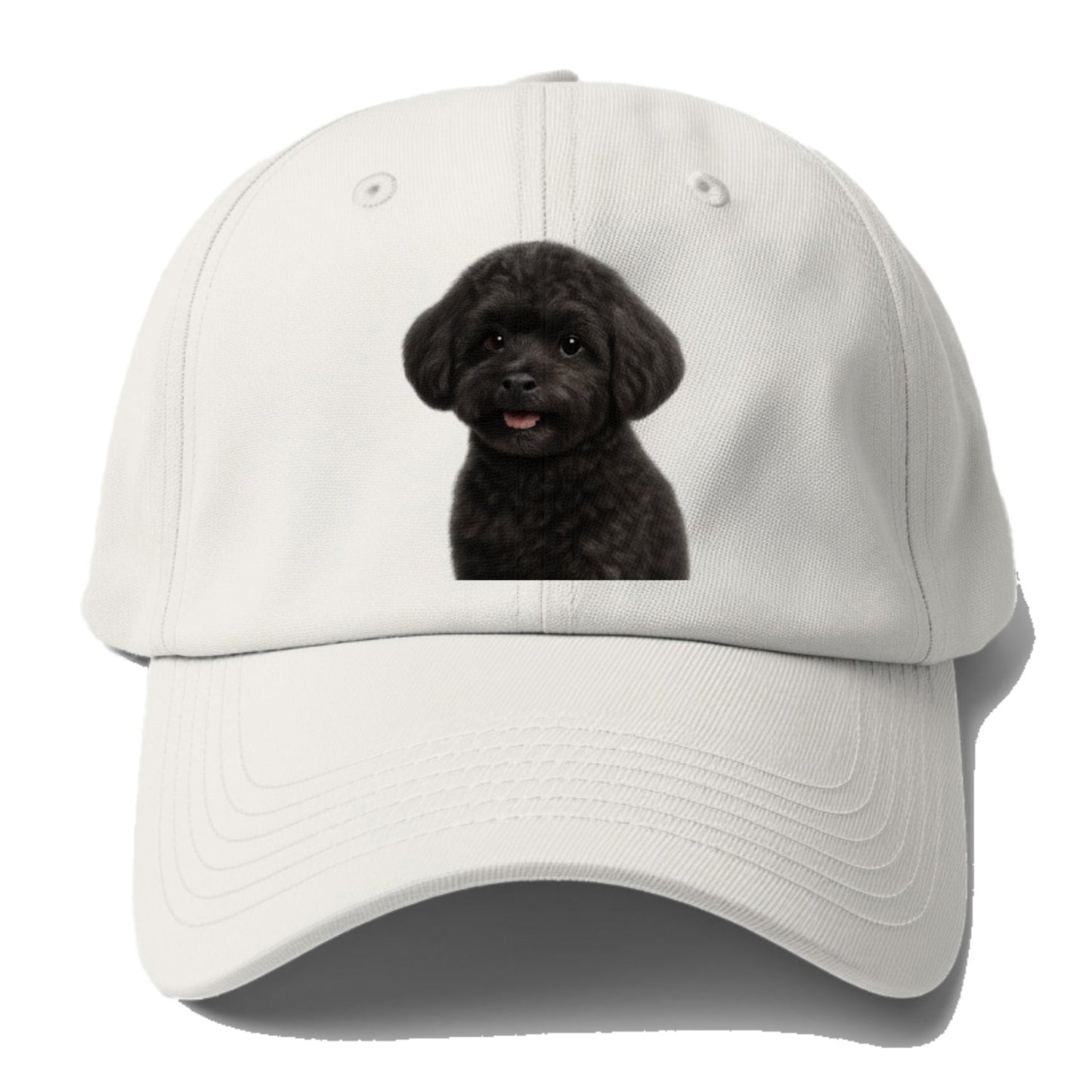 Black Maltipoo Portrait Design Baseball Cap