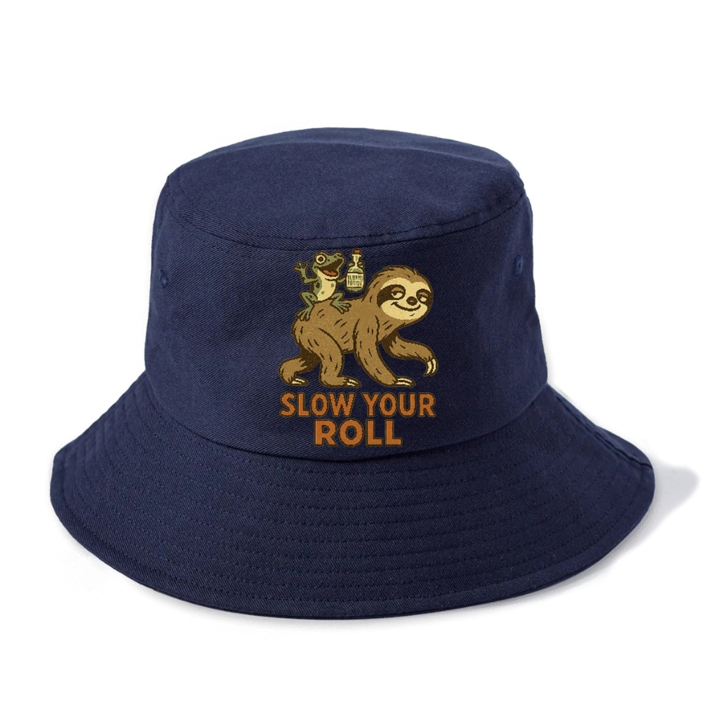 Sloth Cartoon Bucket Hat