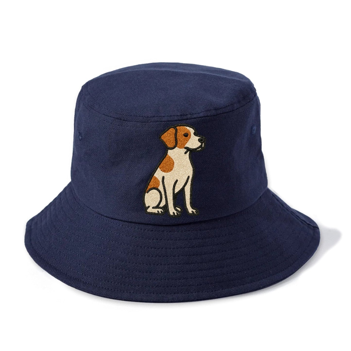 Brittany Spaniel Orange And White Design Bucket Hat
