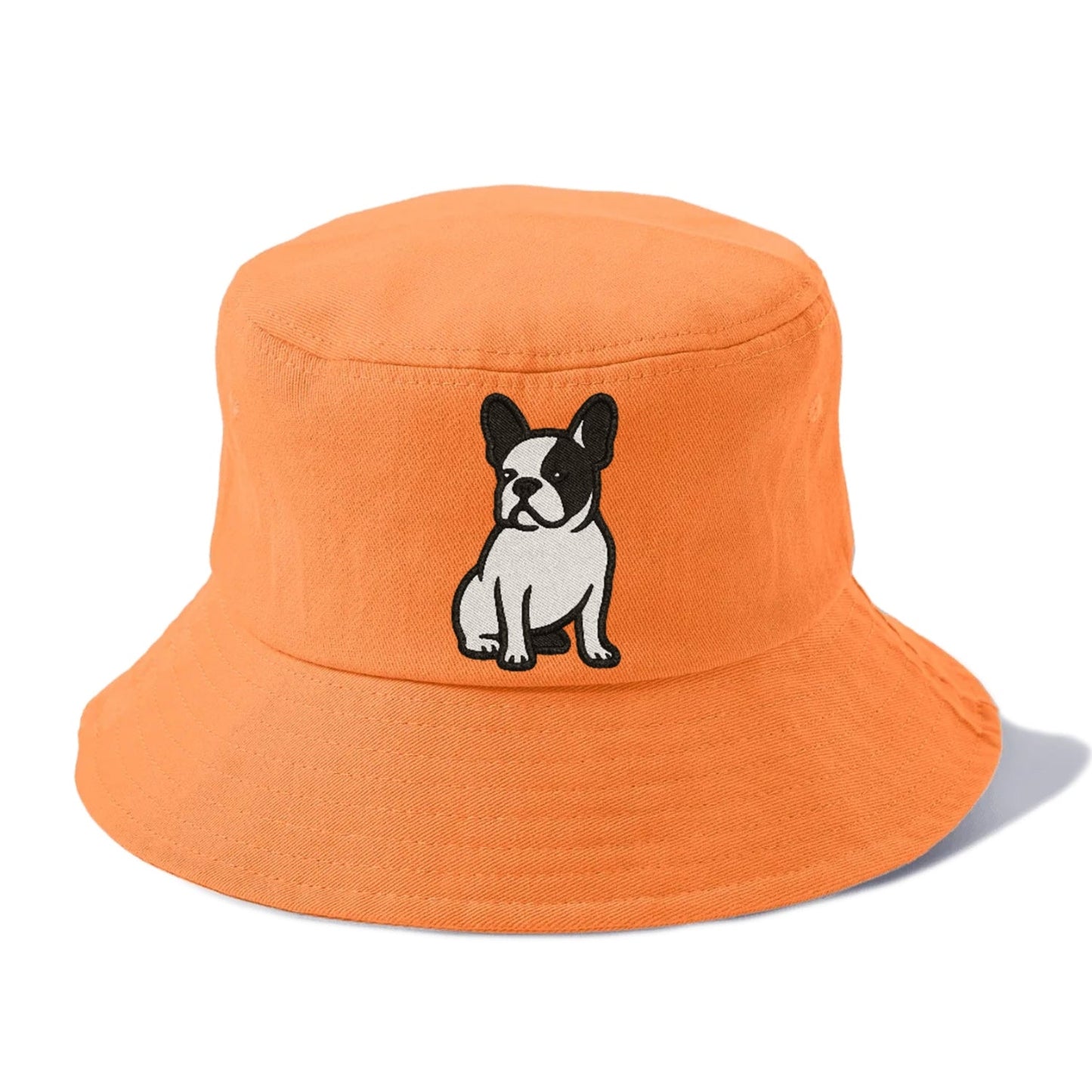 French Bulldog Black White Charming Pose Bucket Hat