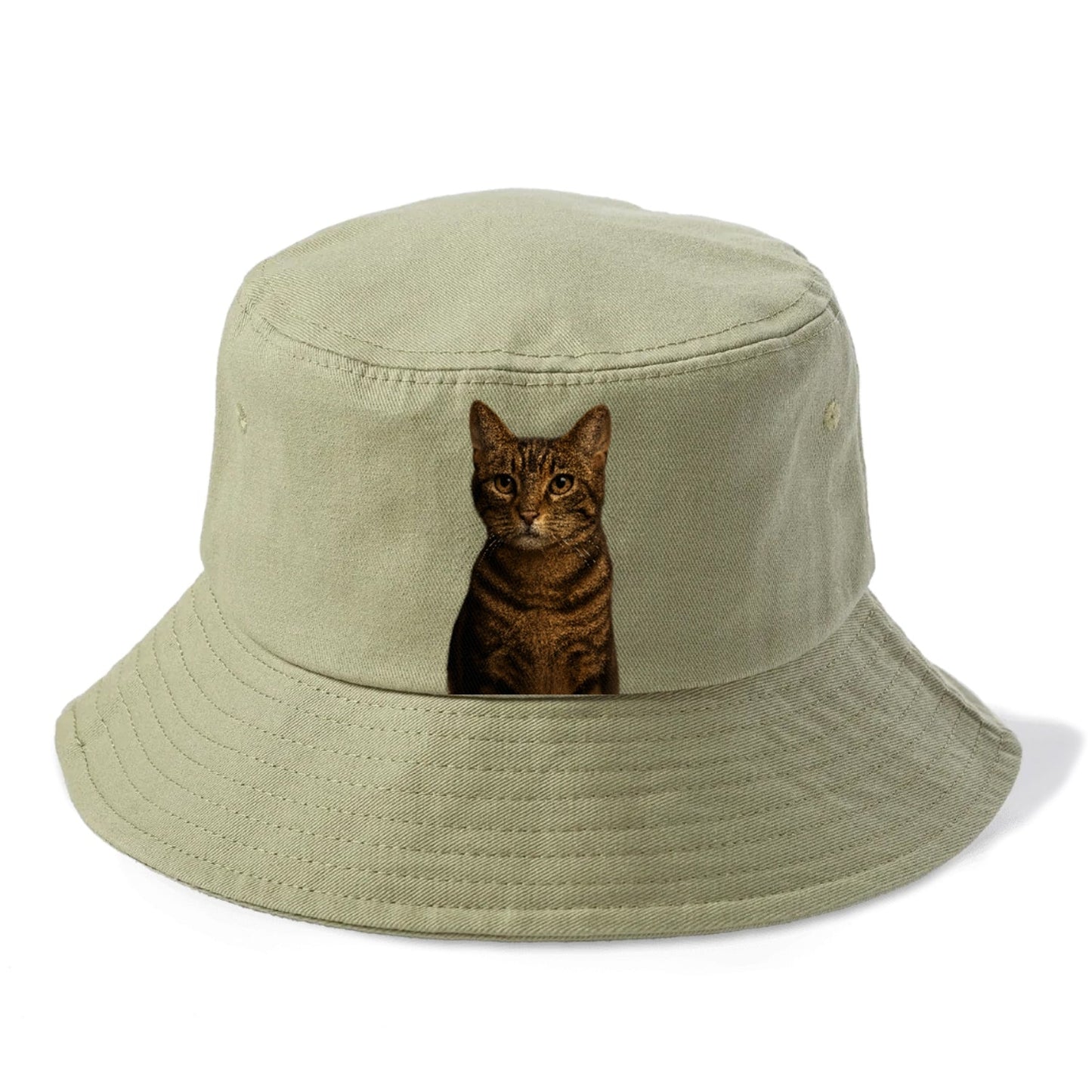 Brown Tabby Playful Spirit Bucket Hat