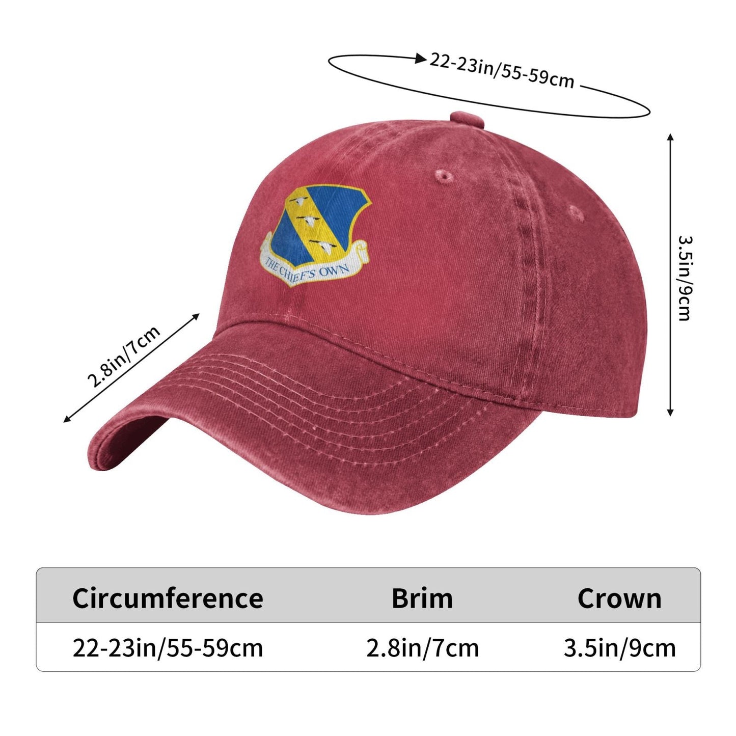 11th Wing Printing unisex baseball cap adjustable cap veteran gift